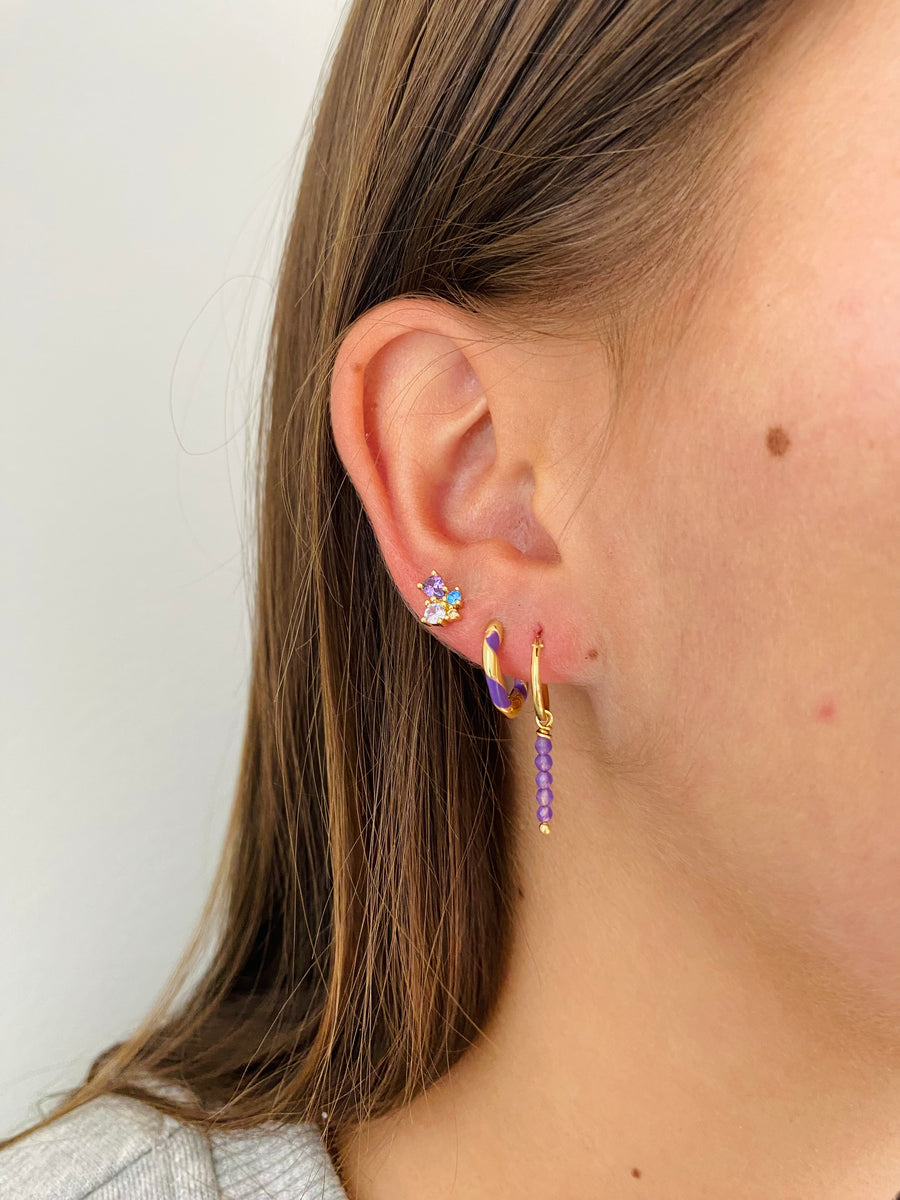 Florence hoop purple