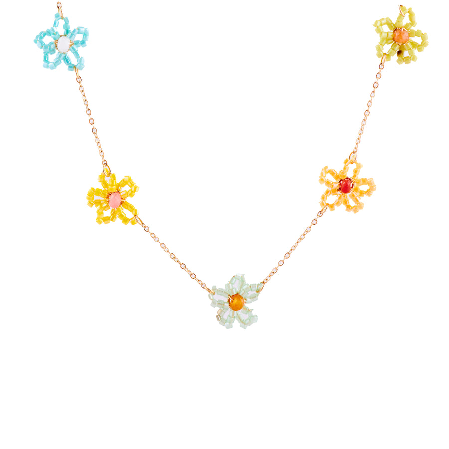 Lily necklace green