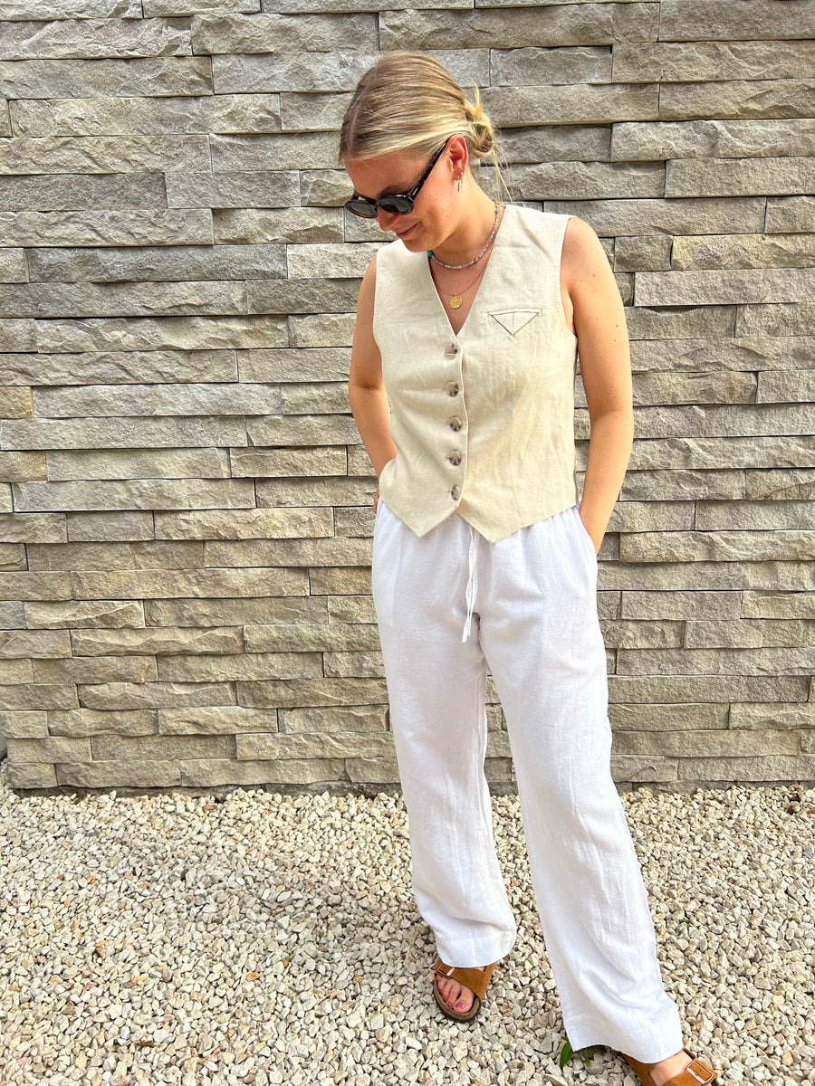 Sonar linen pants