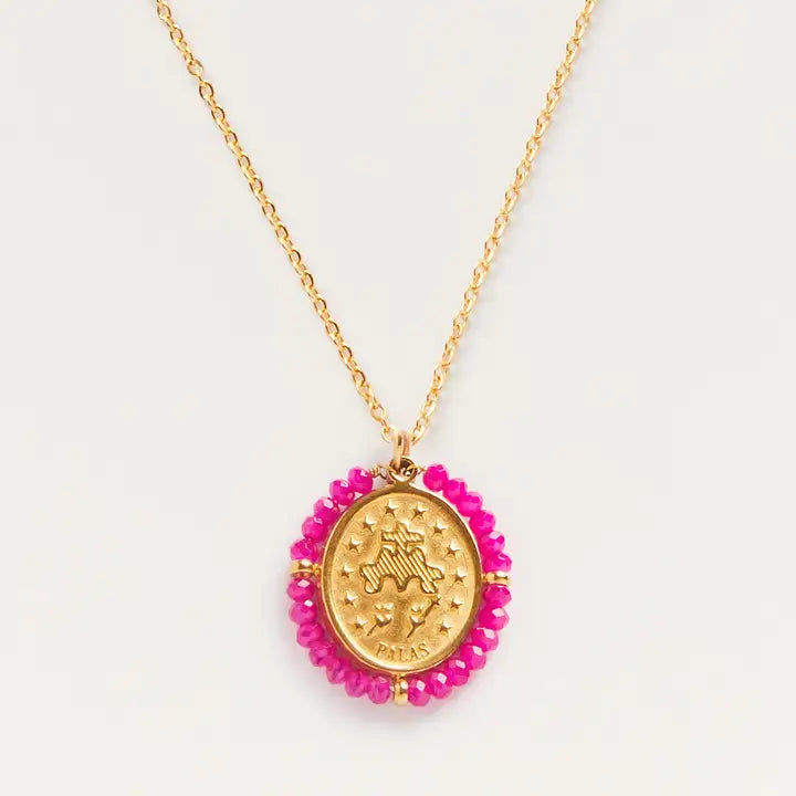 Santa maria necklace pink