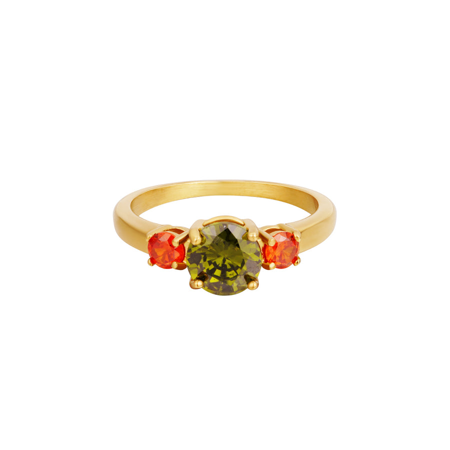 Luna ring green