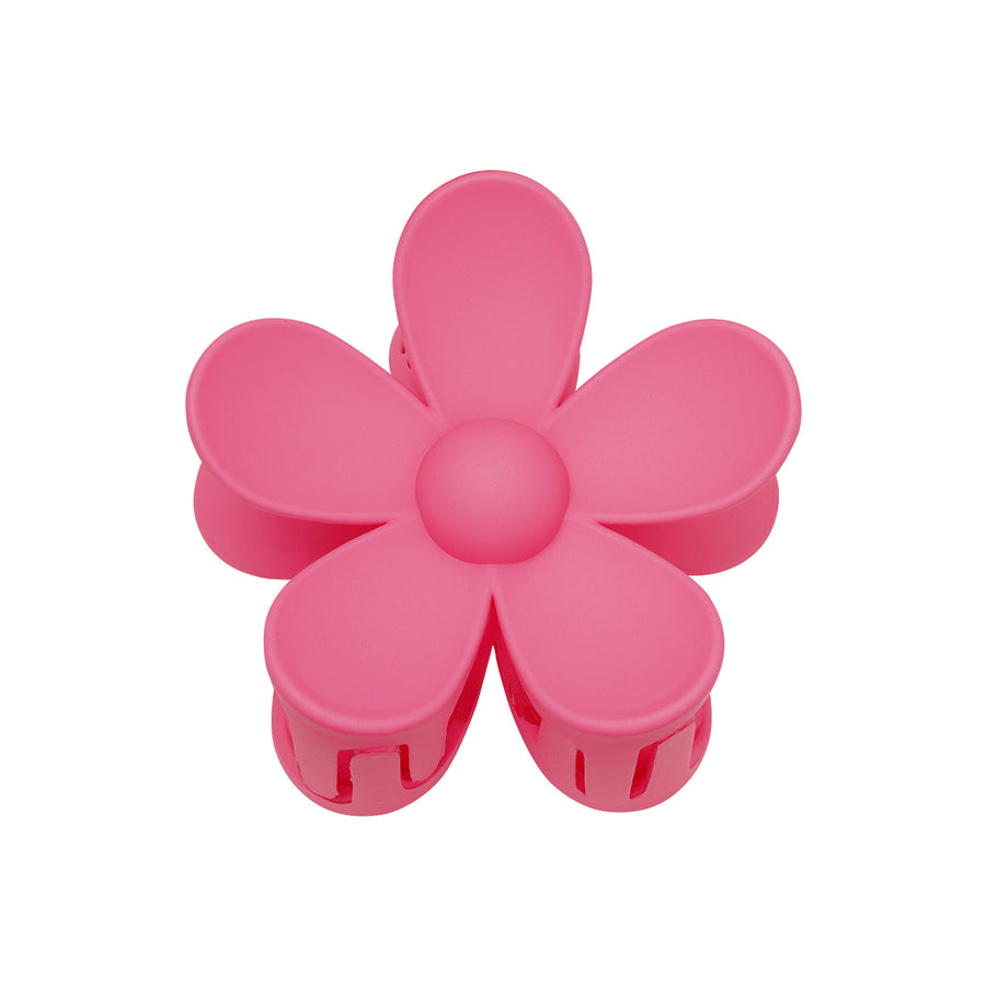 Flower hairclip pink