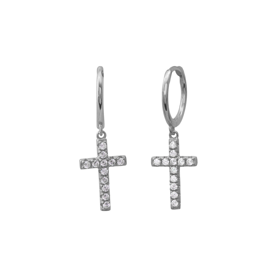 Diamond cross hoop