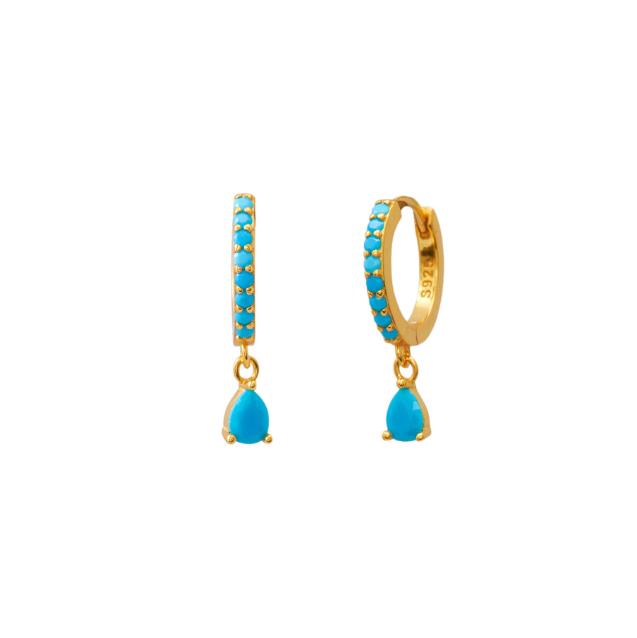 Festive hoop turquoise
